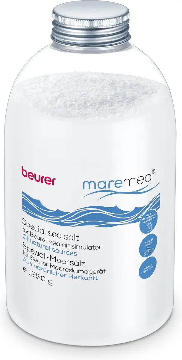 Beurer MK 500 maremed Vervangingsset - 1250g Zeezout + 4 Voorfilters + 2 Verdampingsblokken