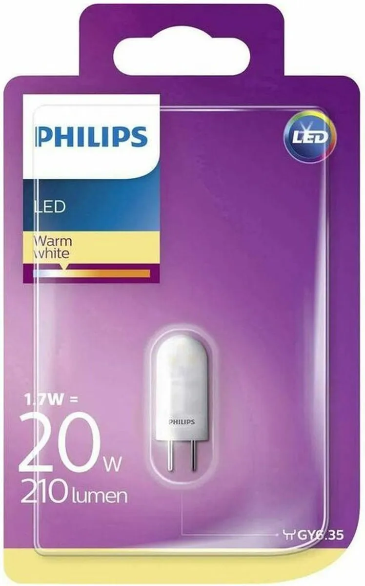 Philips GY6.35 LED Steeklamp 1.7W - 3000K Warm Wit