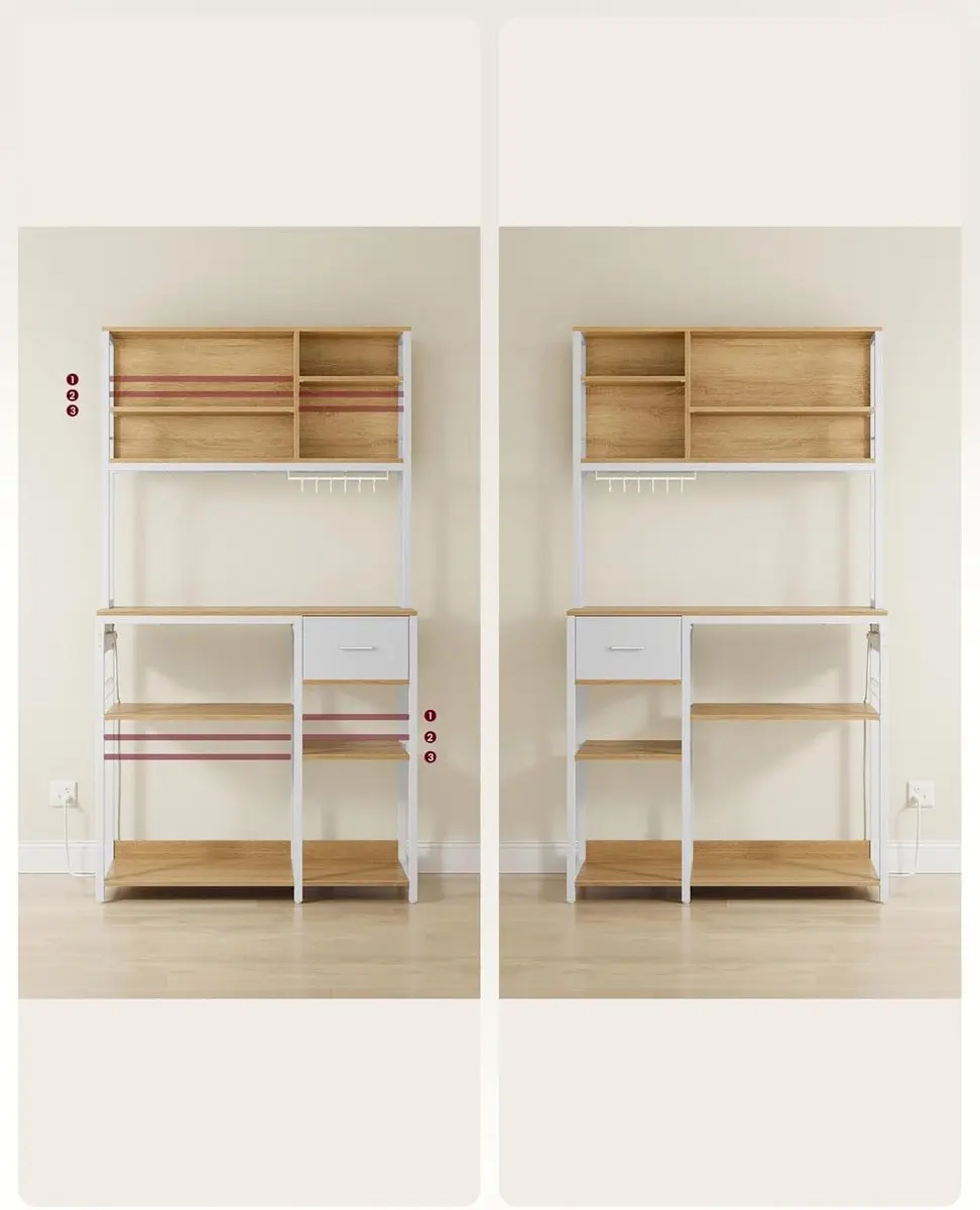 Songmics VASAGLE Keukenplank KKS027Y02