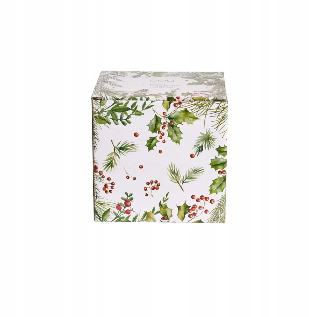 Duo Mok 650ml Kerstblaadjes - Crèmekleurig