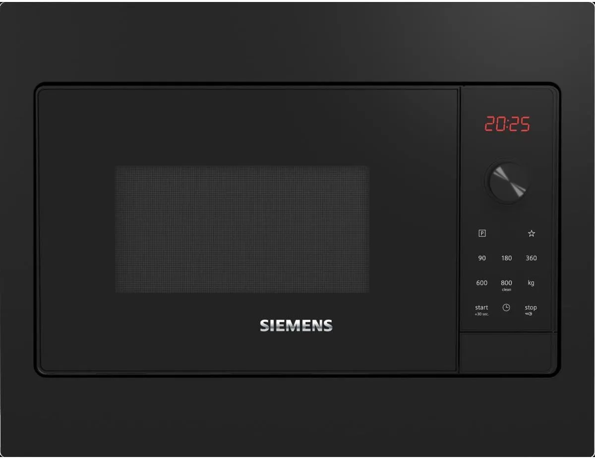 Siemens iQ300 BF523LMB3 Solo Magnetron 20L 800W - Inbouw Zwart