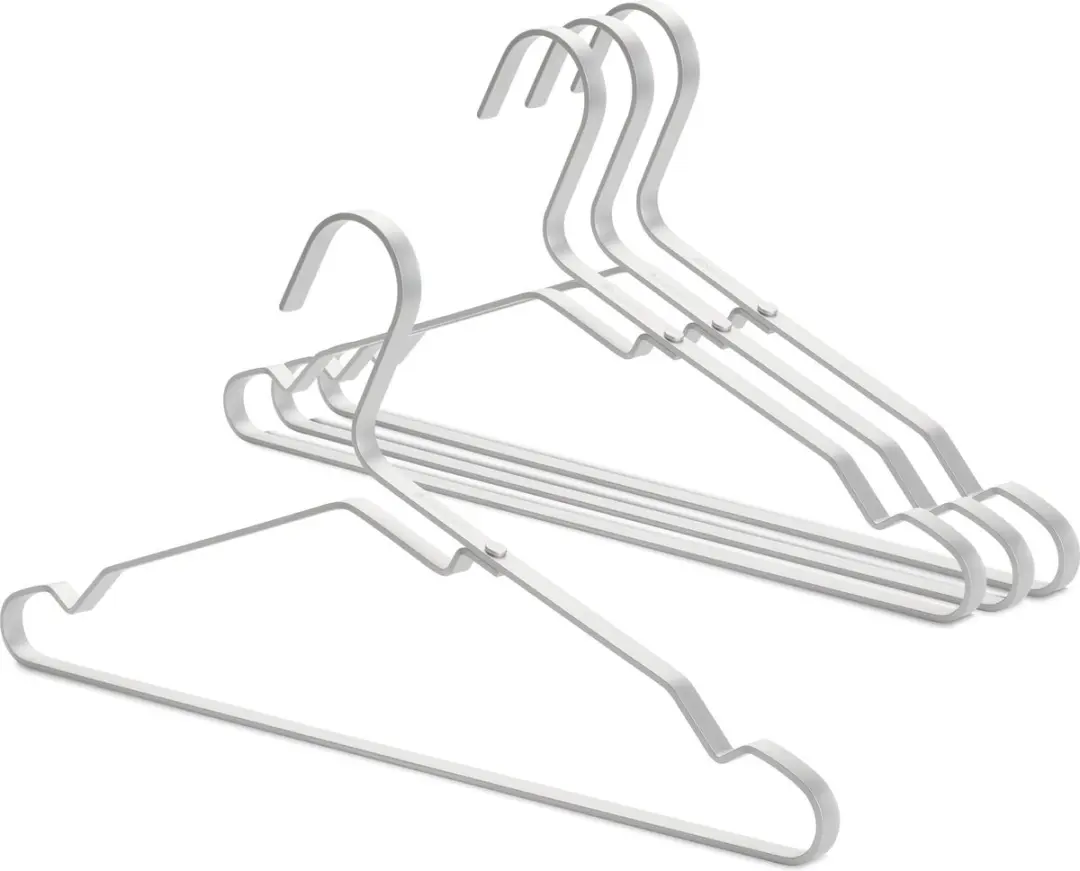 Brabantia Kledinghangers - 4 Stuks - Zilver - afbeelding 6 van 6