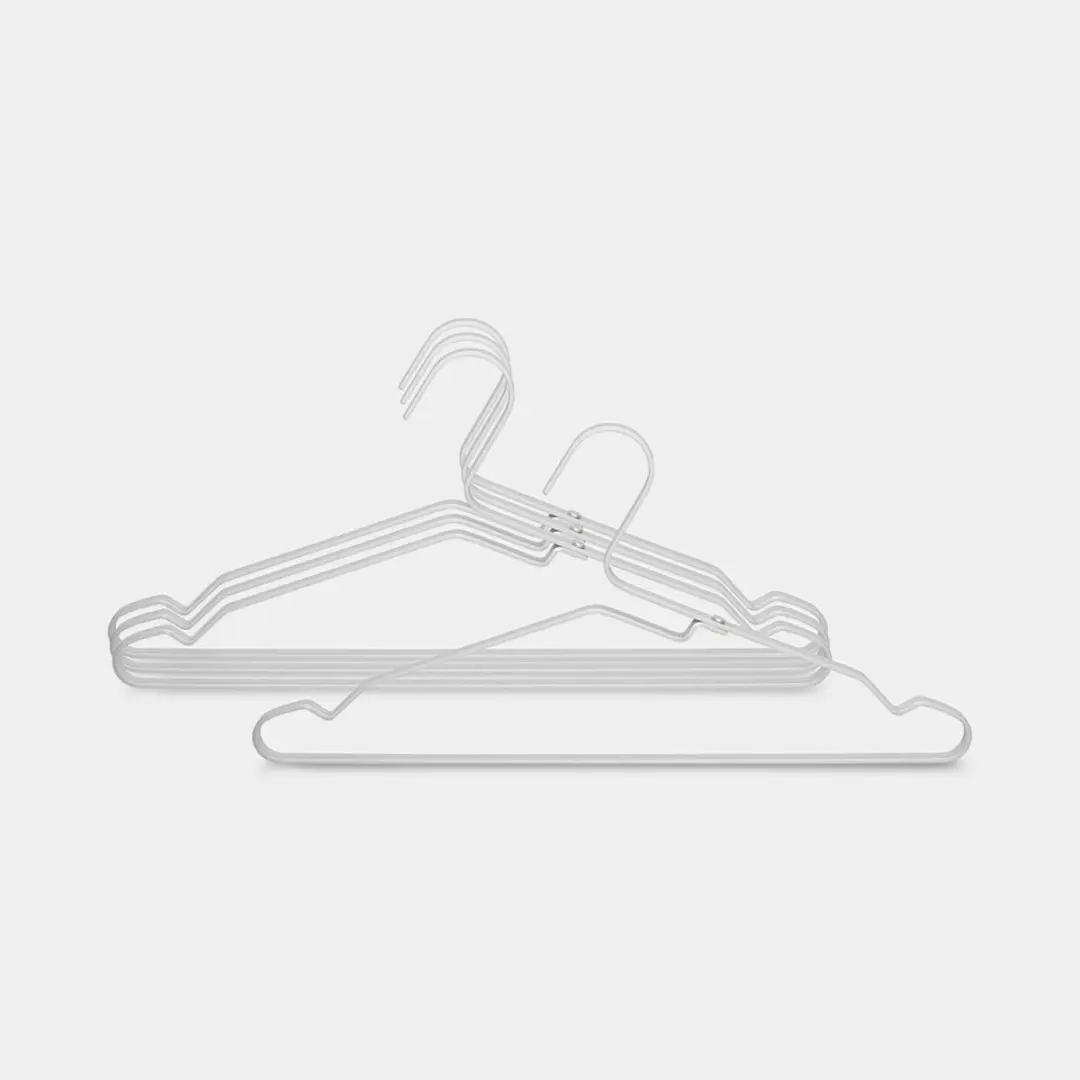 Brabantia Kledinghangers - 4 Stuks - Zilver - afbeelding 2 van 6