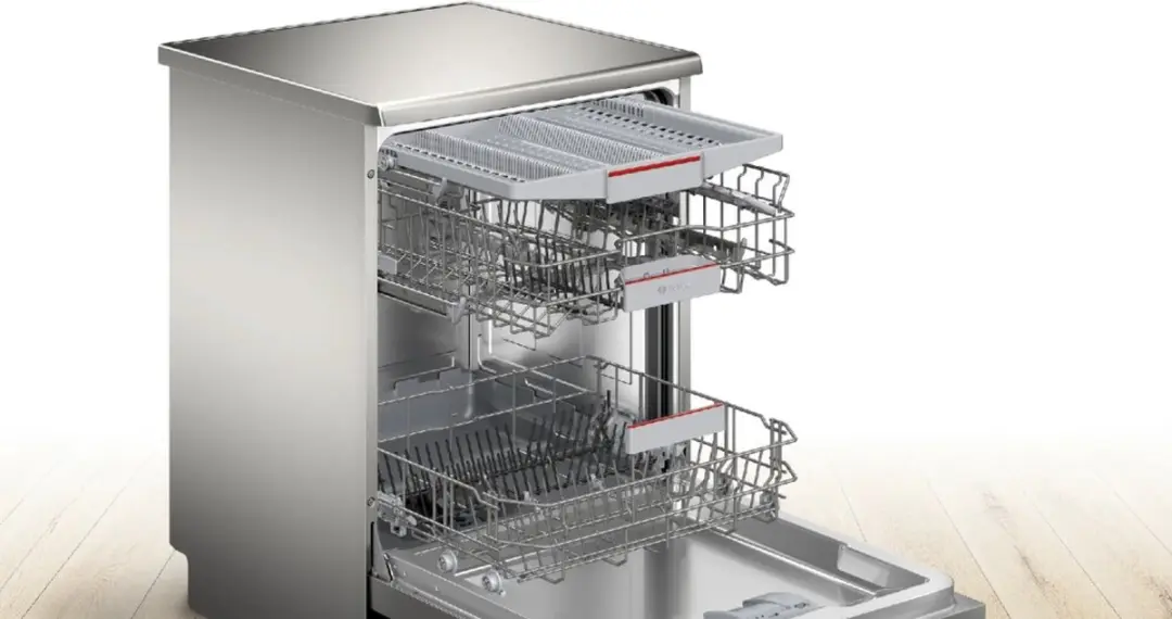Bosch SMS4EVI00E Vaatwasser 14 Couverts - 44 dB - Zilver
