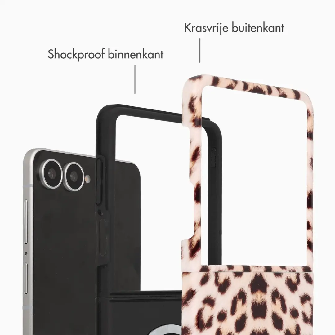 Selencia Hoesje Samsung Galaxy Z Flip8 - Wild Leo