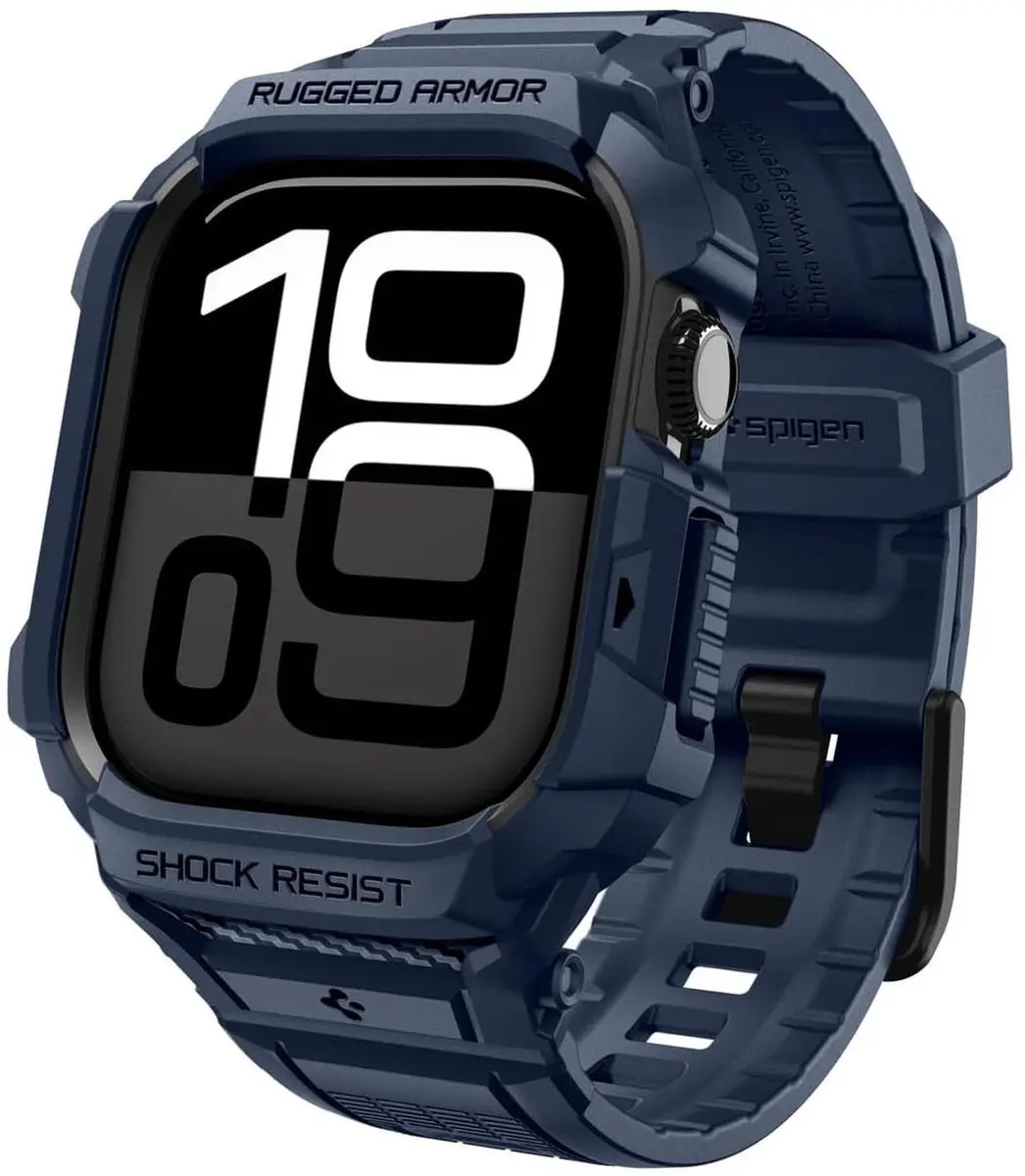 Spigen Rugged Armor Pro 2 Hoesje + Band Apple Watch 10/11 42mm