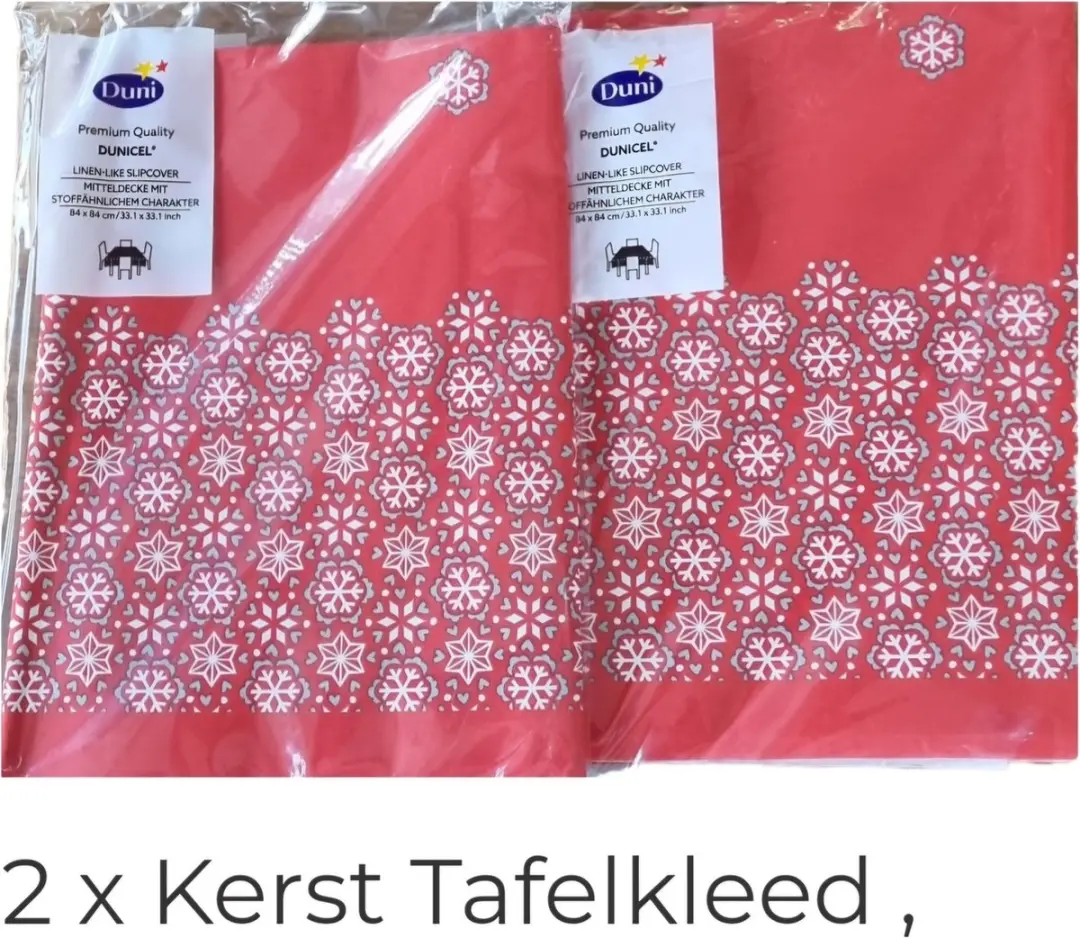 Duni Kerstmis Tafelkleed 84x84cm