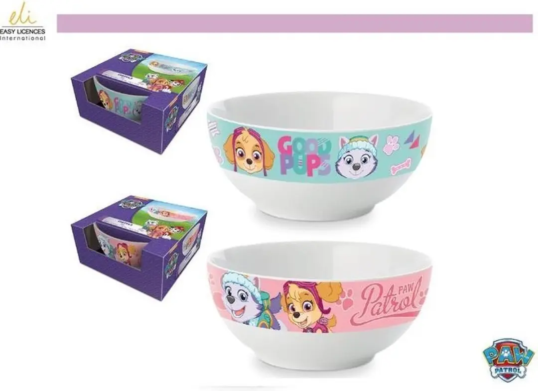 PAW Patrol Skye & Everest Keramische Schaal
