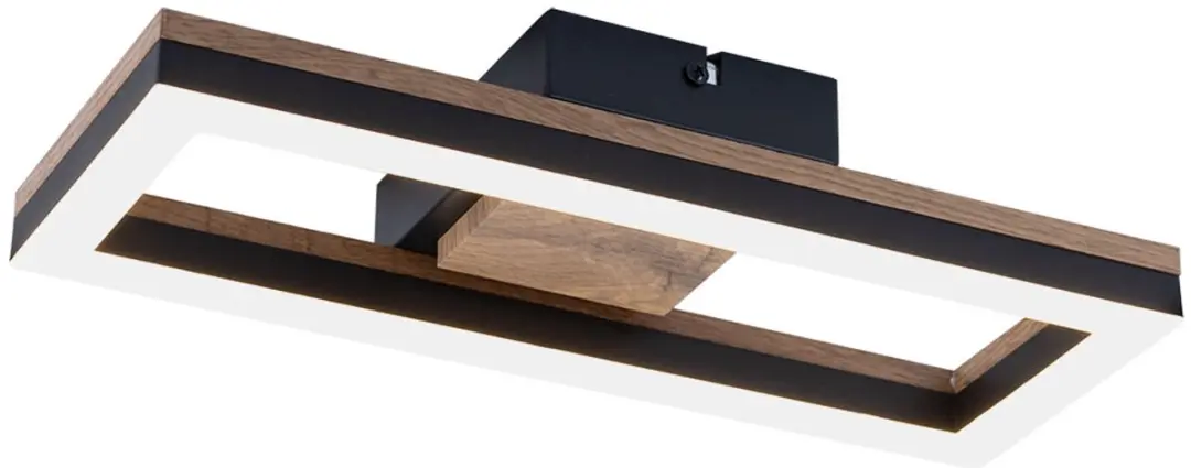 Plafondlamp BEATRIX 12 Watt Matt zwart 1-Lichts Matt zwart