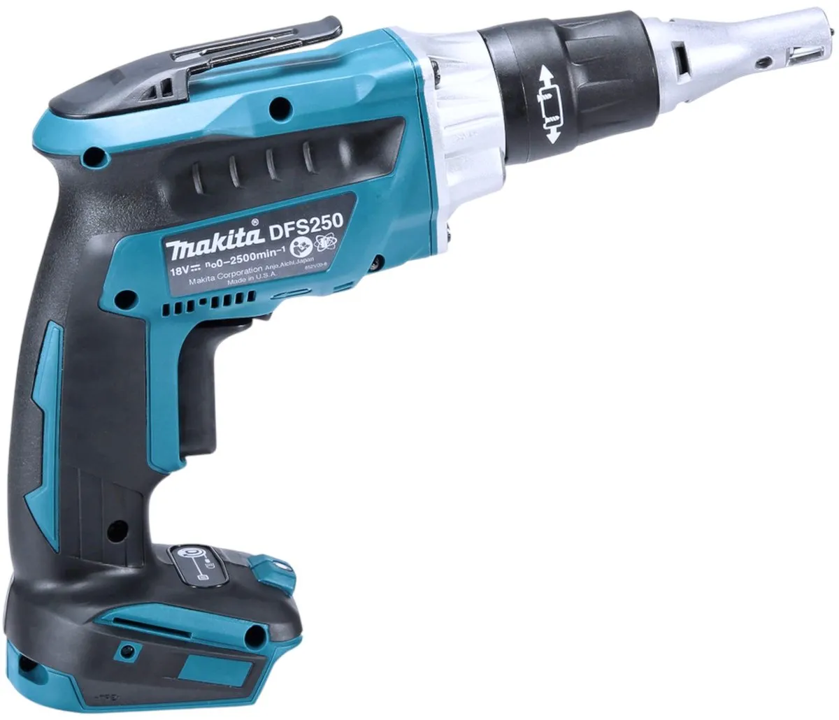 Makita DFS 250 Z Droogbouwschroevendraaier 18V - borstelloos - afbeelding 5 van 6