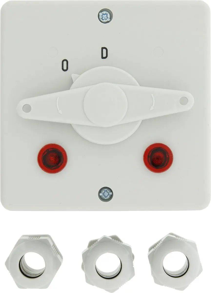Scanpart Douchetrekschakelaar 2-Voudig - 2000W - Wit - afbeelding 2 van 6