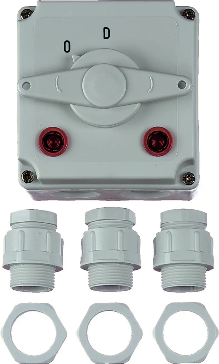 Scanpart Douchetrekschakelaar 2-Voudig - 2000W - Wit - afbeelding 3 van 6