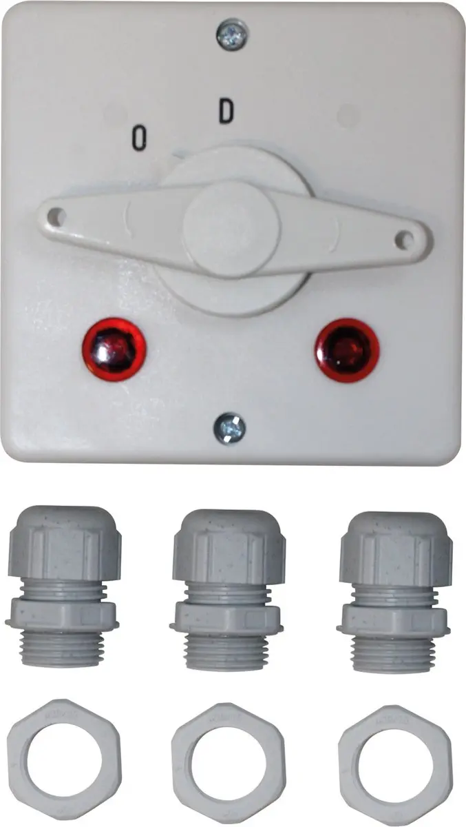 Scanpart Douchetrekschakelaar 2-Voudig - 2000W - Wit - afbeelding 6 van 6