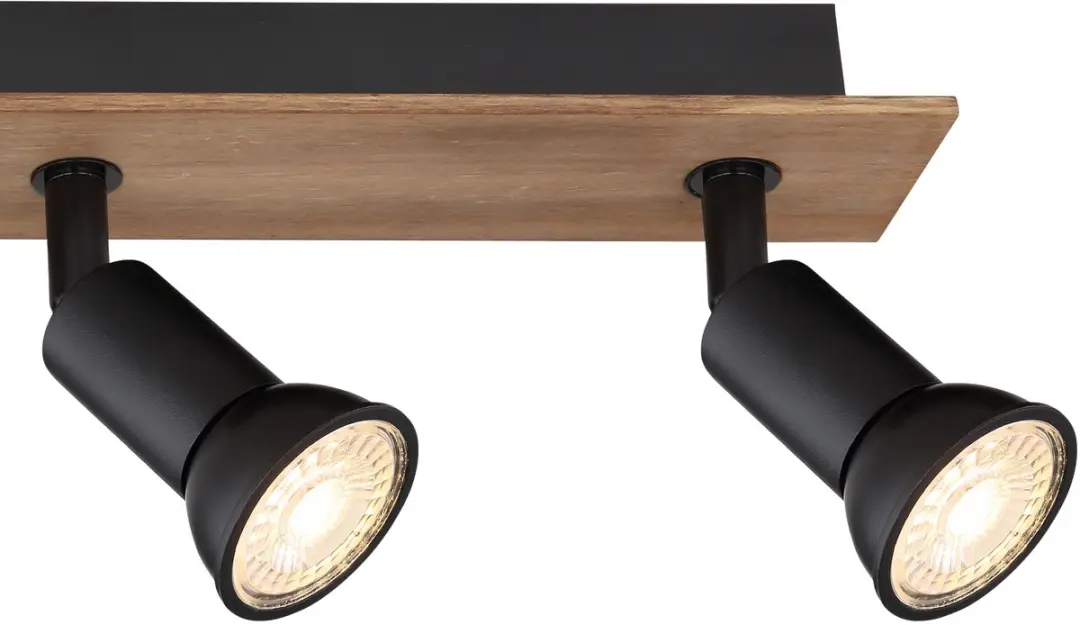 Globo Drew Opbouwspots 4x GU10 - Mat Zwart