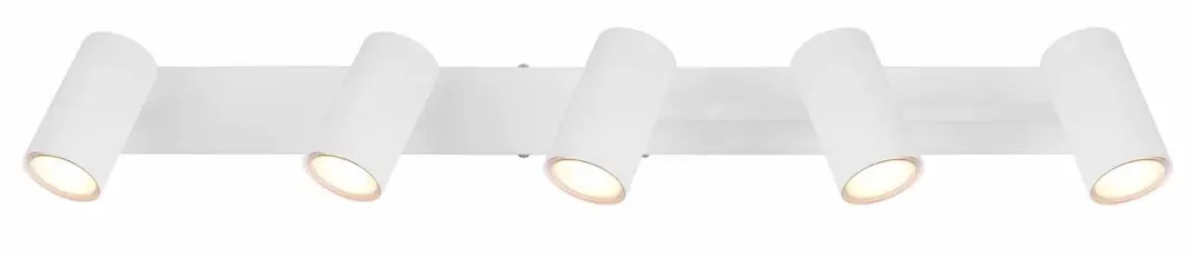 Globo Robby Opbouwspot GU10 - 5 Stuks - Wit - 5cm - afbeelding 4 van 6