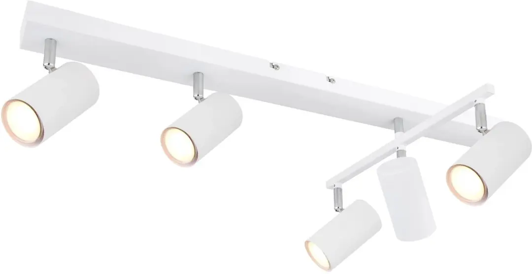 Globo Robby Opbouwspot GU10 - 5 Stuks - Wit - 5cm - afbeelding 6 van 6