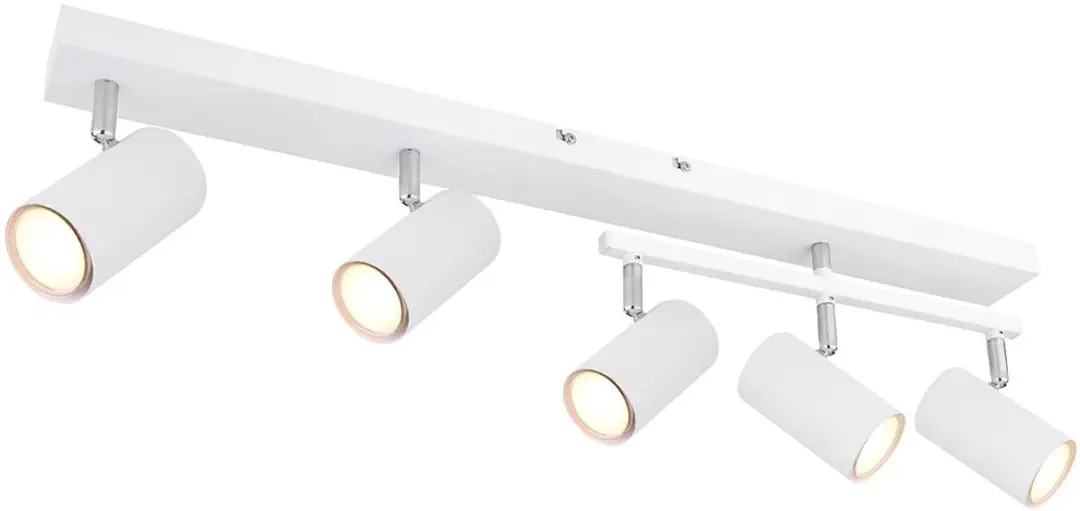 Globo Robby Opbouwspot GU10 - 5 Stuks - Wit - 5cm - afbeelding 3 van 6