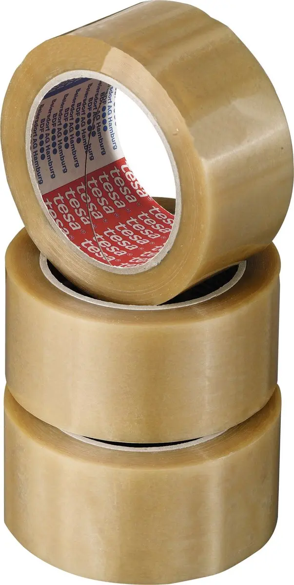 Tesa Tesapack Ultra Strong Verpakkingstape 66m x 50mm - 6 Stuks - Transparant