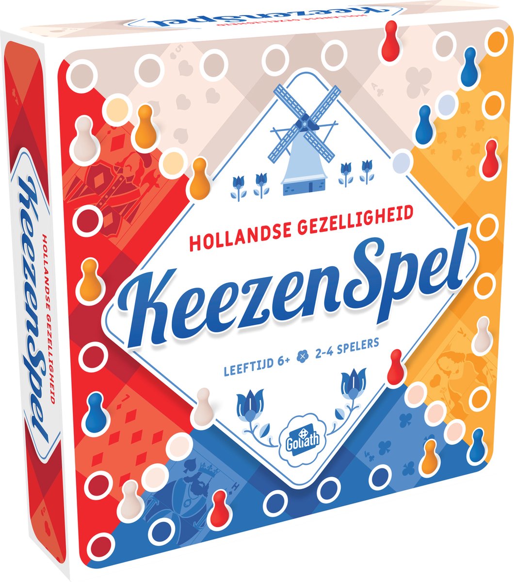Goliath Keezenspel - Bordspel - Keezen - 2 tot 4 spelers - Hollandse Gezelligheid