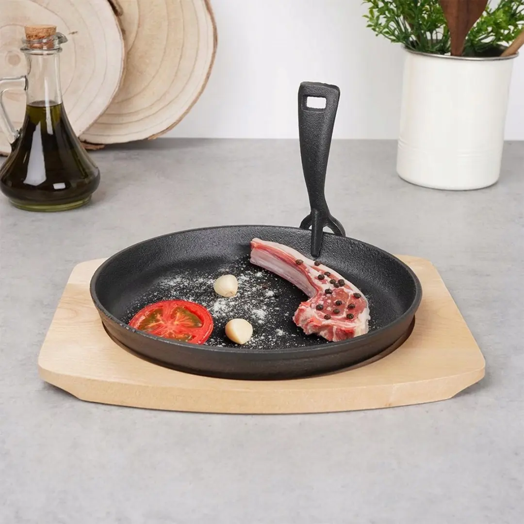 Orion Gietijzeren Serveerpan 22cm - 3 Stuks