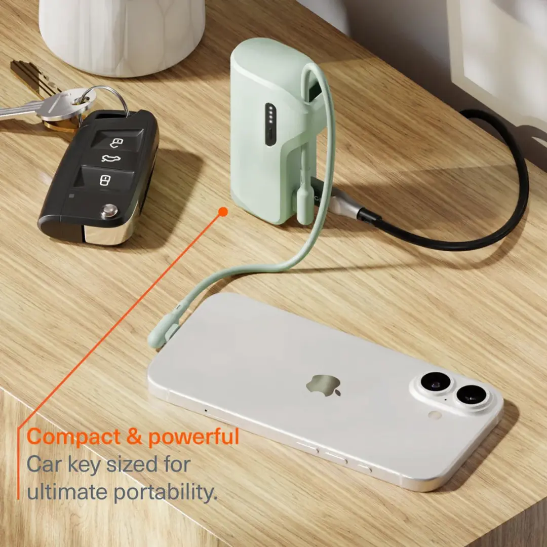 Cygnett Dual USB-C Powerbank 5000mAh 20W - Mint - afbeelding 4 van 6