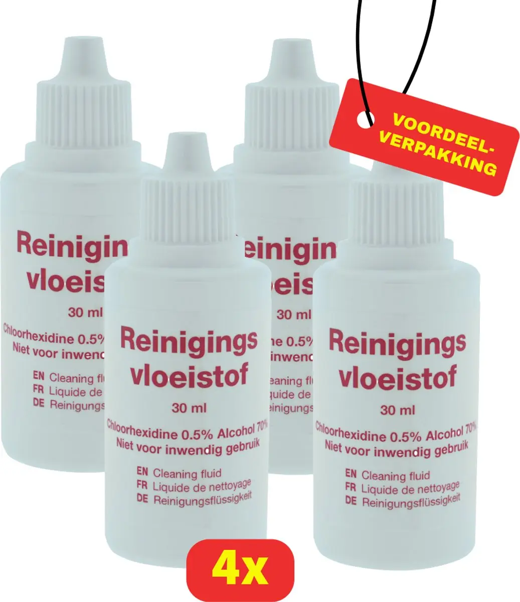HeltiQ Reinigingsvloeistof 4x30ml