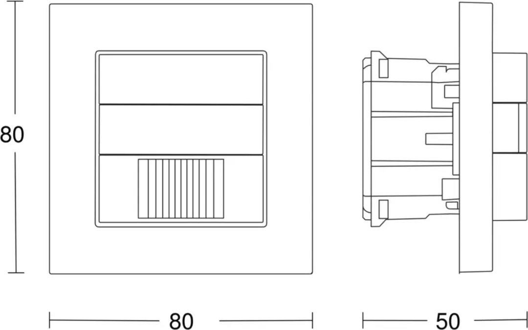 Steinel Sensorschakelaar IR 180 COM1 029944 - Wit
