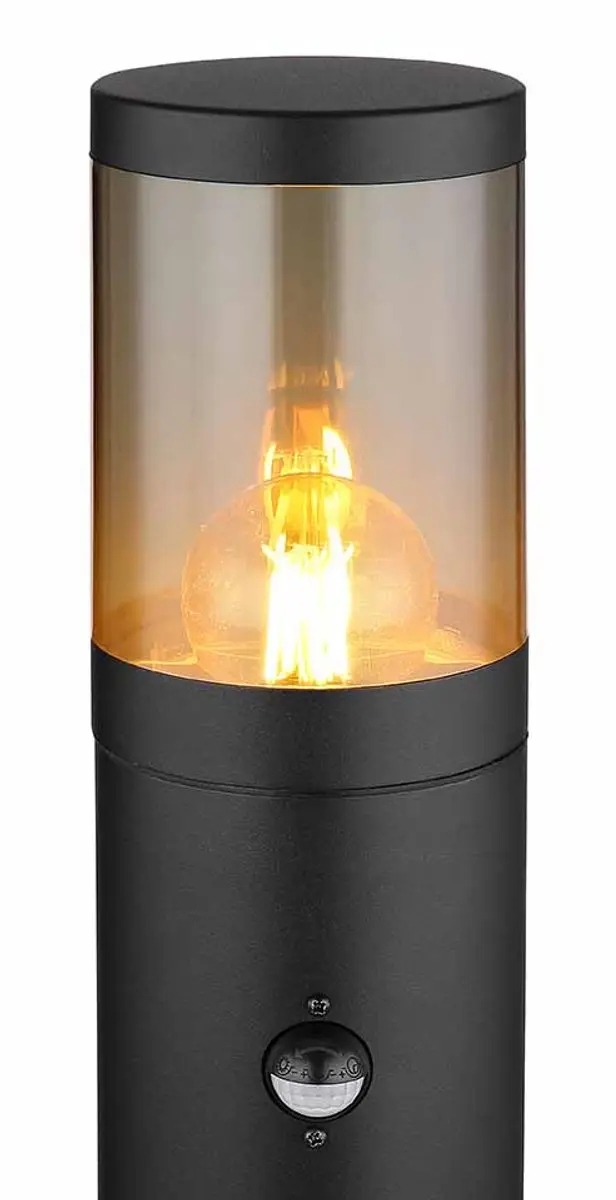 Globo Xeloo Vloerlamp - Zwart - Ø14cm - E27 - afbeelding 6 van 6