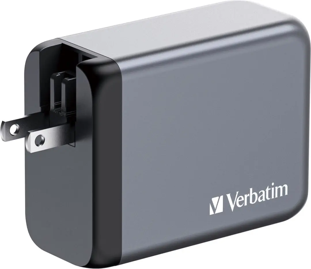 Verbatim GNC-200 GaN Oplader 200W - 4 Poorten - Grijs