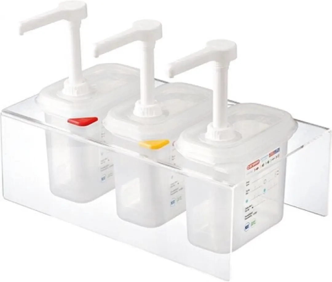 Araven Vershouddoos GN1-6 met Pomp 2.6L - Transparant