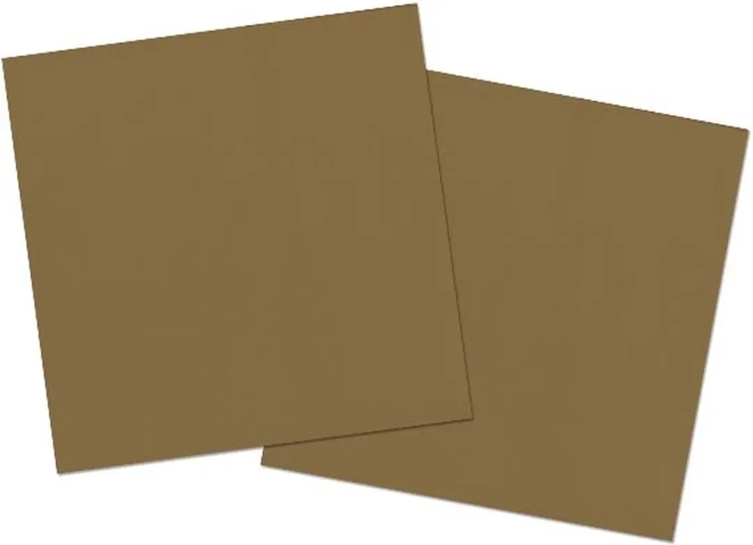 Duni Goud Servetten 33x33cm - 20 Stuks