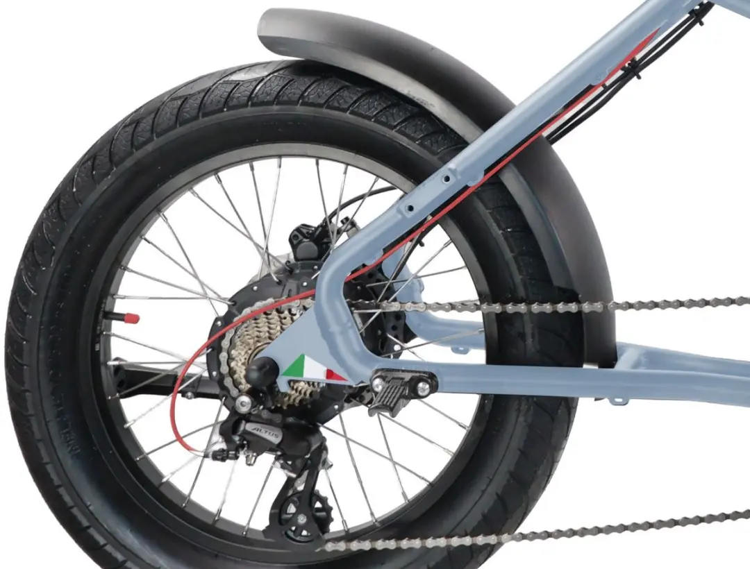 Sharp Moto Fatbike 20" - 7 Versnellingen - 375Wh Lichtblauw