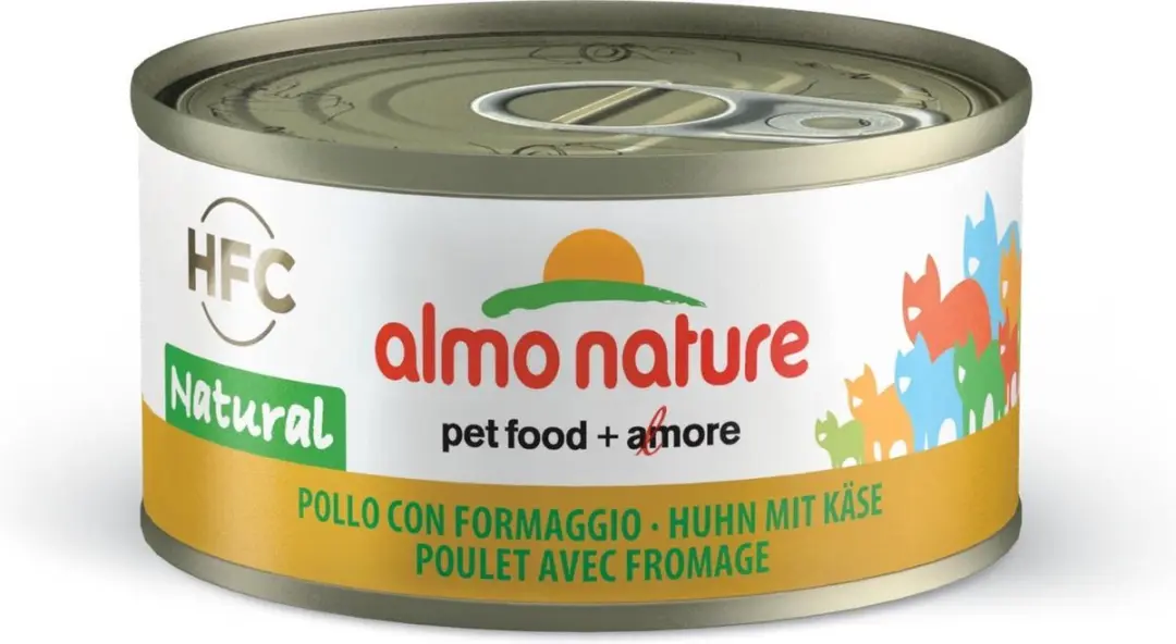 Almo Nature Katvoer Kip met Kaas 24x70g