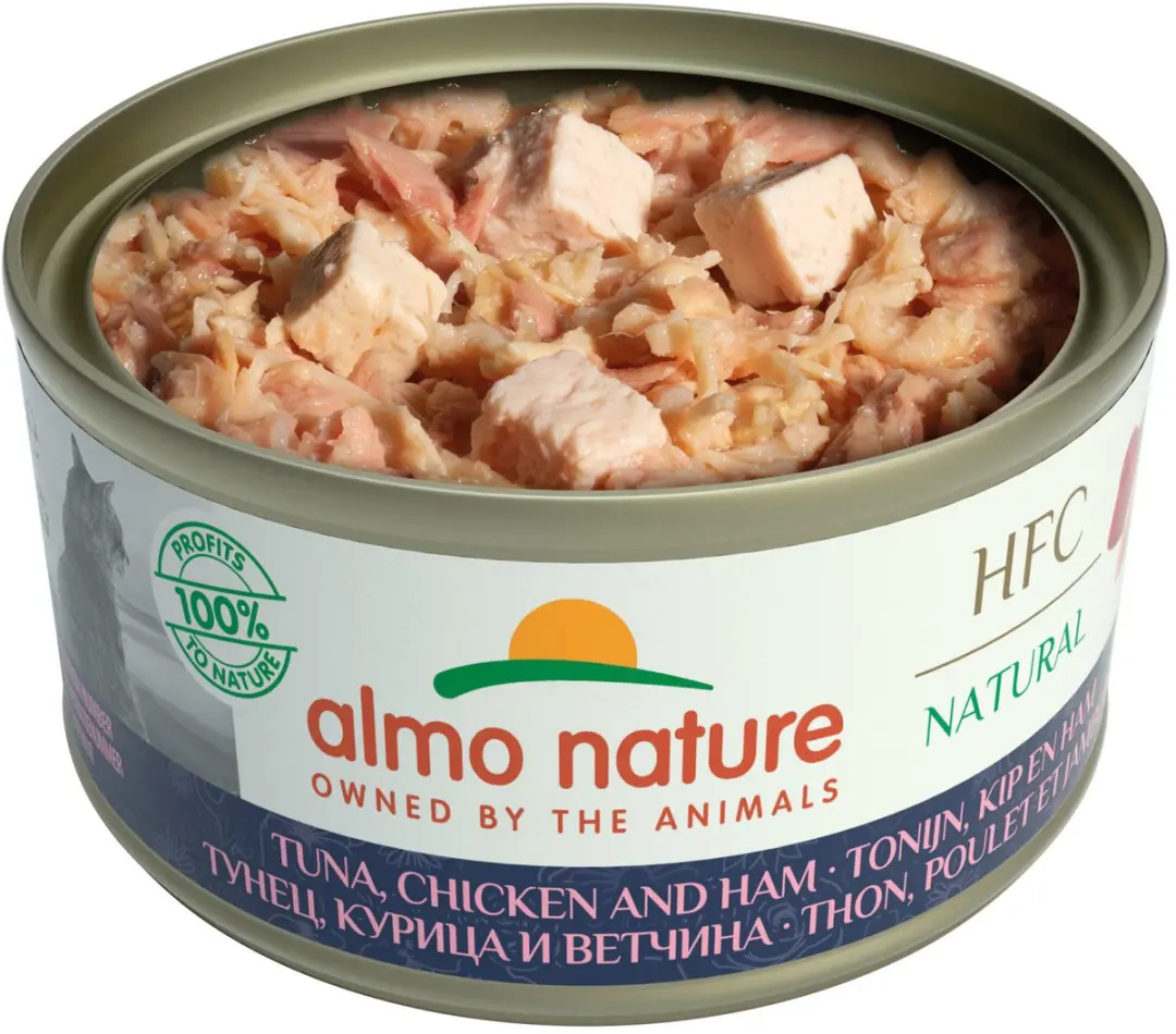 Almo Nature Natvoer Kat 70g Tonijn & Kip - 24 Stuks