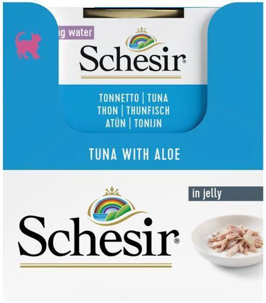 Schesir Kitten Tonijn Aloe Vera 85g