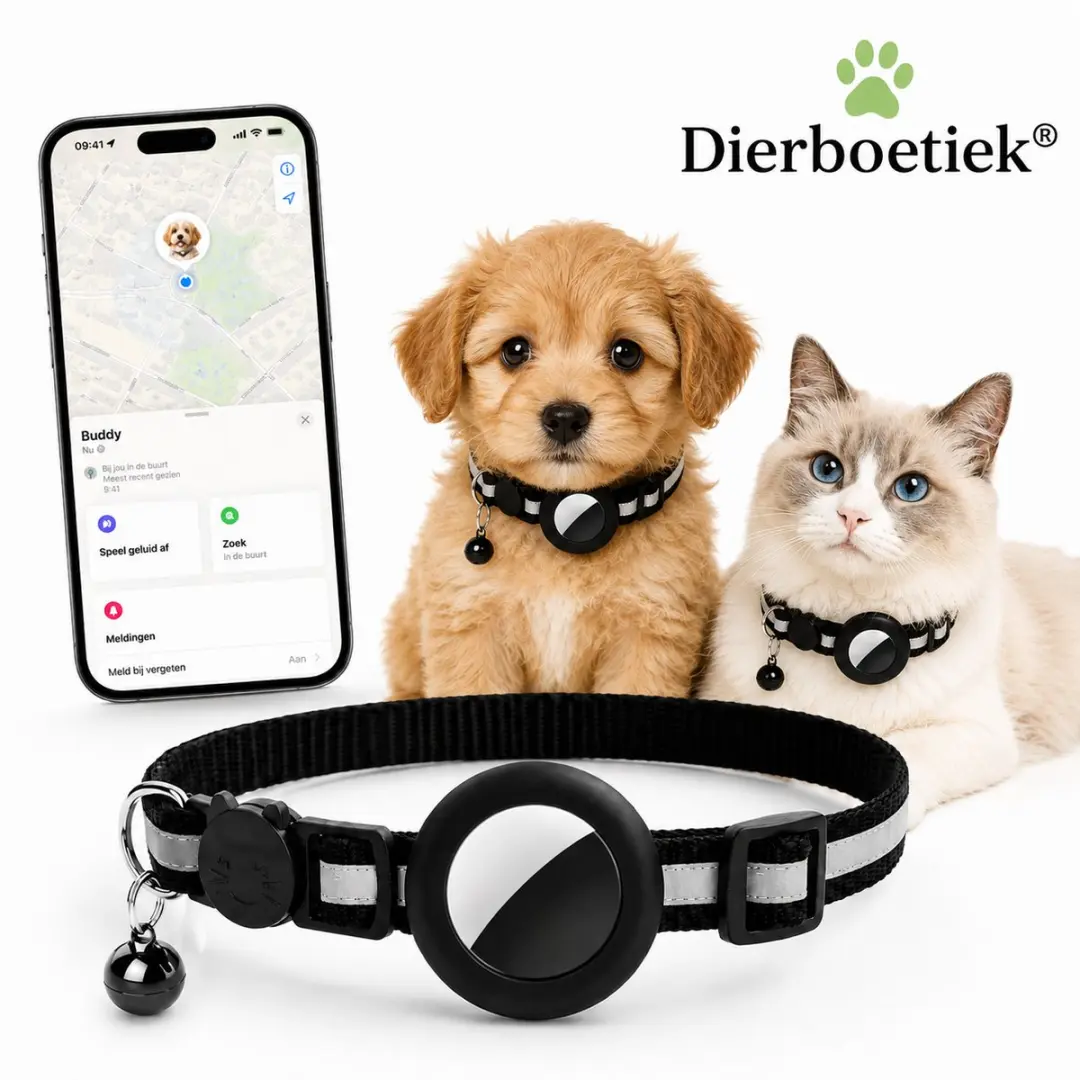 Dierboetiek Apple/iOS Kat Tracker Halsband