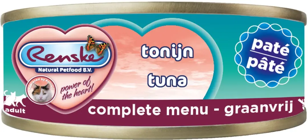 Renske Kat Adult Tonijn Kattenvoer 24x70g