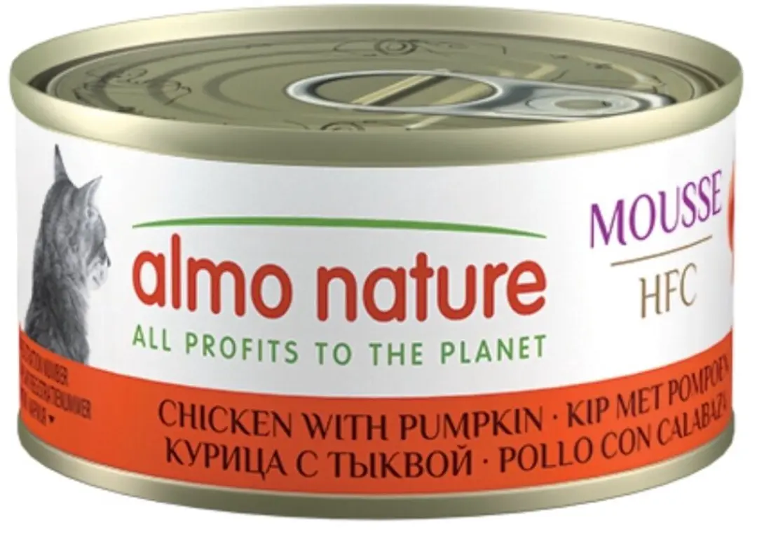 Almo Nature Mousse Kip met Pompoen 70g