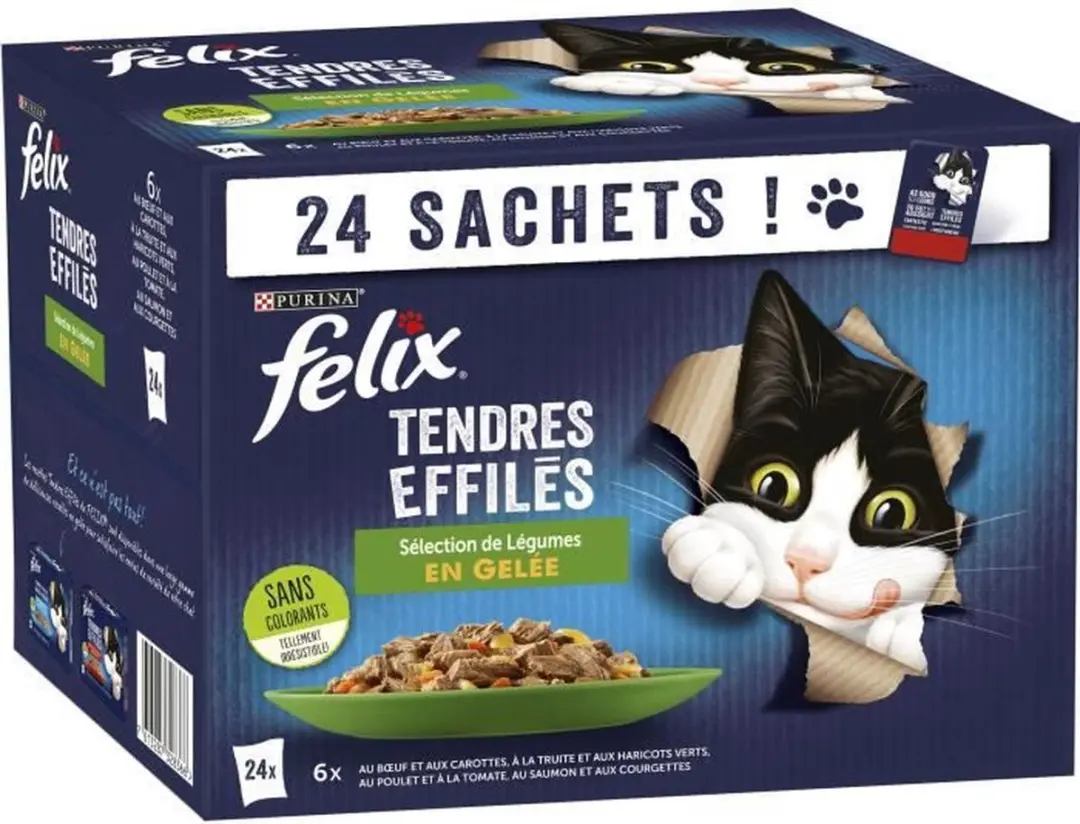 Felix Tender Delicious Duos in Jelly Landselectie Kattenvoer