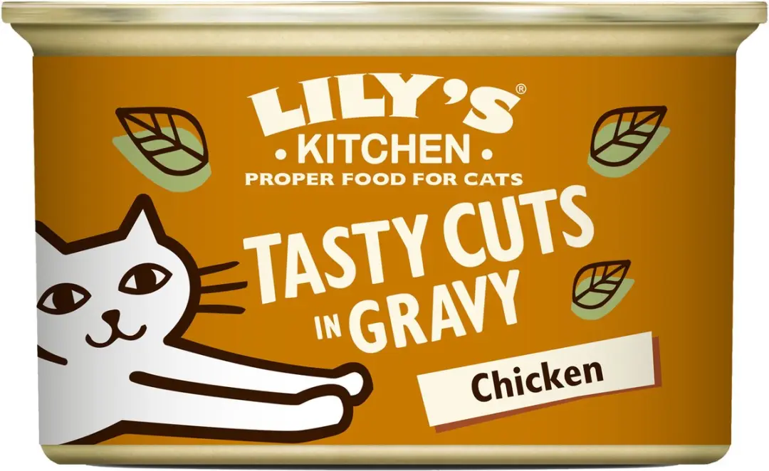 Lily's Kitchen Cat Tasty Cuts Kip Blikkenvoer 24x85g