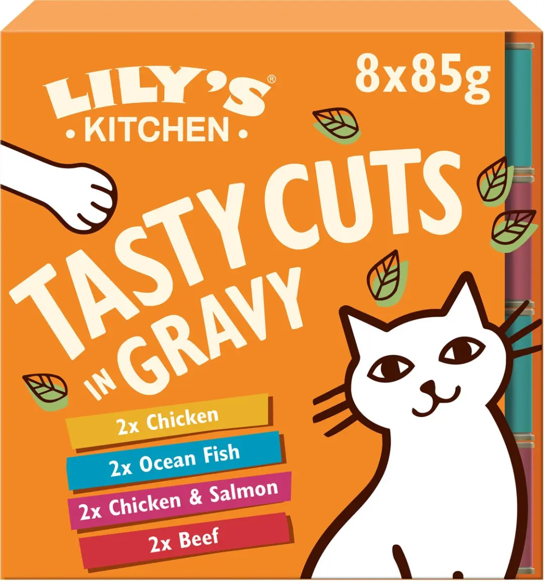 Lily's Kitchen Cat Tasty Cuts Kip Blikkenvoer 24x85g