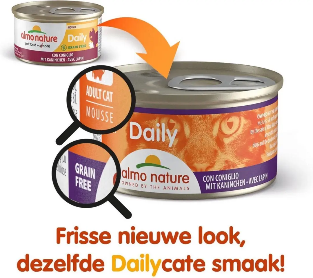 Almo Nature Daily Menu Mousse Konijn - 24x85g