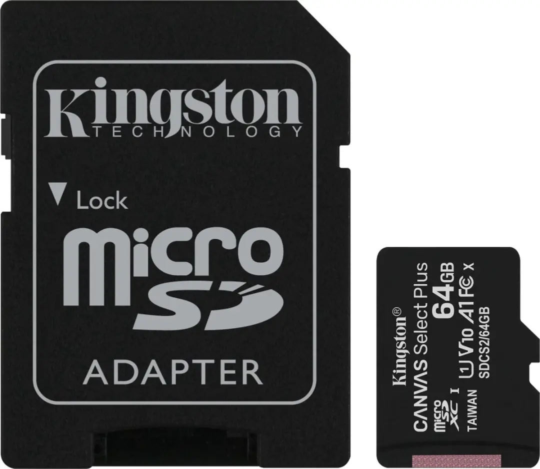 Kingston Canvas Select Plus 64GB microSDXC A1 C10