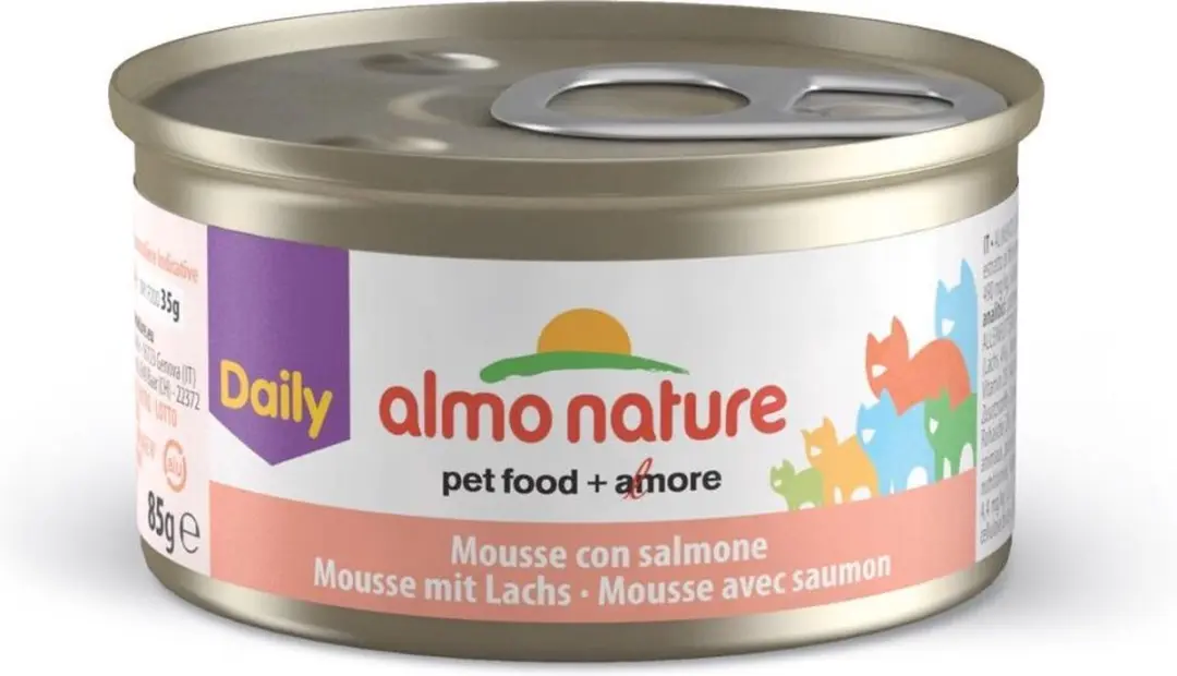 Almo Nature Daily Menu Mousse Zalm Kattenvoer 85g