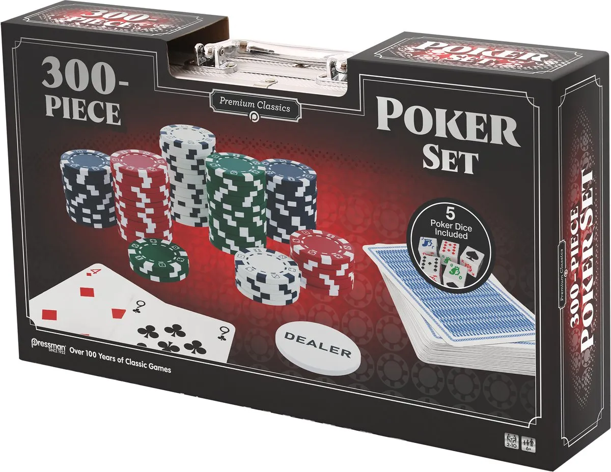 Goliath Classics Pokerset 300 Fiches - Aluminium Koffer - 933405