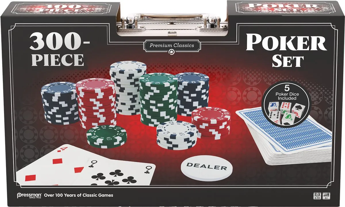 Goliath Classics Pokerset 300 Fiches - Aluminium Koffer - 933405