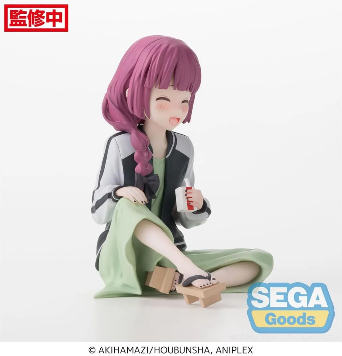 Sega Bocchi the Rock! Kikuri Hiroi PM Perching Statue 7cm - Multicolor