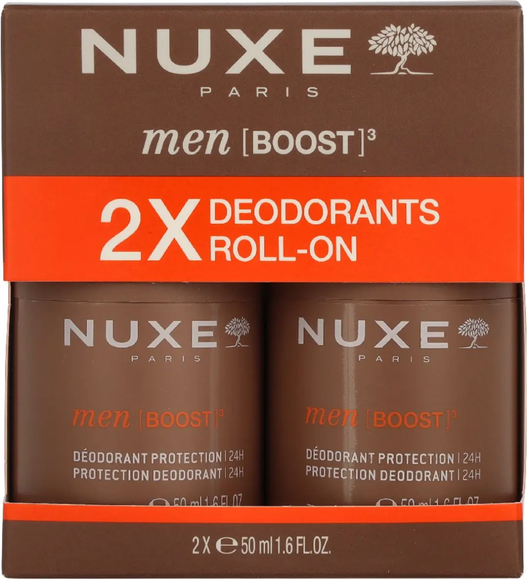 Nuxe Men Boost 24h Protection Deo Roll-on Duo