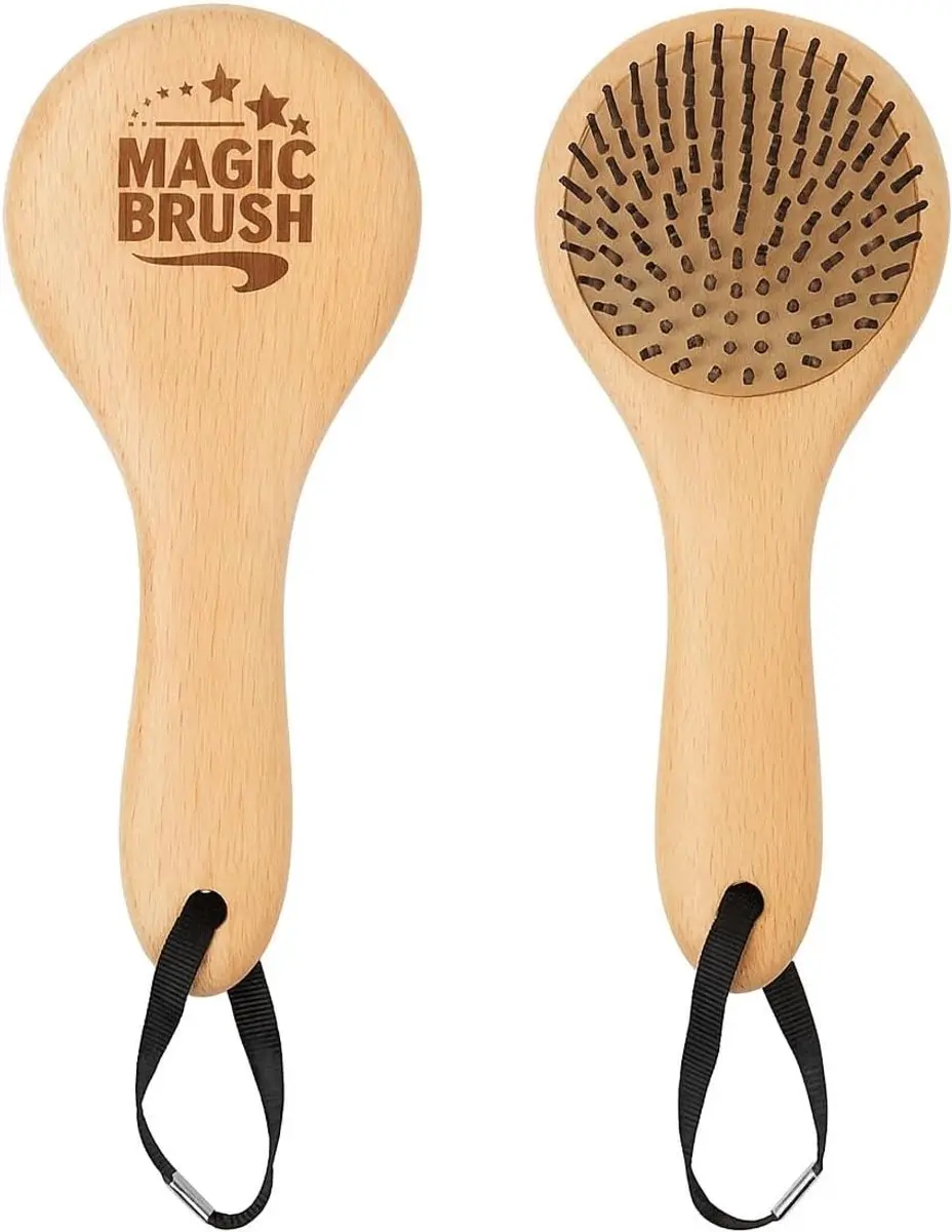 Kerbl MagicBrush Manenborstel - Natuurlijke haren