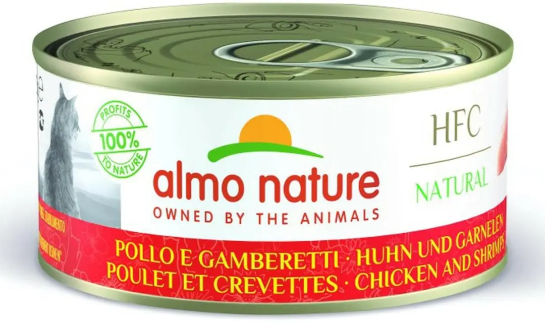 Almo Nature HFC Natural Kattenvoer Kip & Garnalen 150g